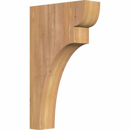 Ekena Millwork Yorktown Smooth Corbel, Western Red Cedar, 3 1/2"W x 12"D x 20"H COR04X12X20YOR00SWR